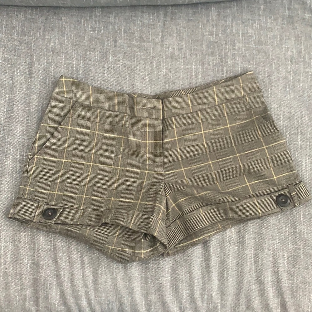Plaid shorts
